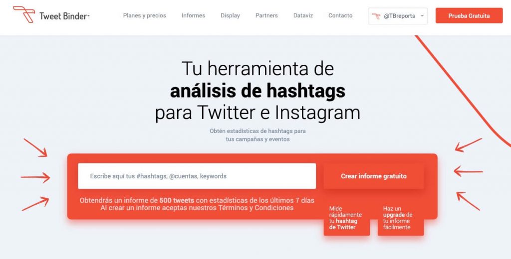 medios sociales con tweet binder