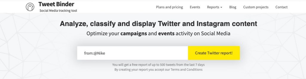 twitter benchmarking analysis