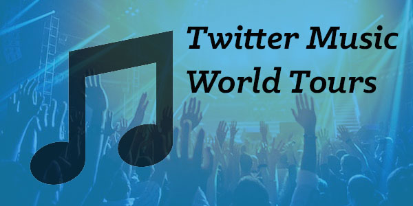 Twitter music tours powered by Tweet Binder