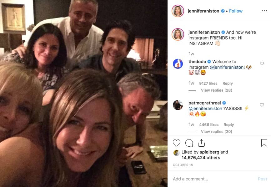 Jennifer Aniston is on Instagram!