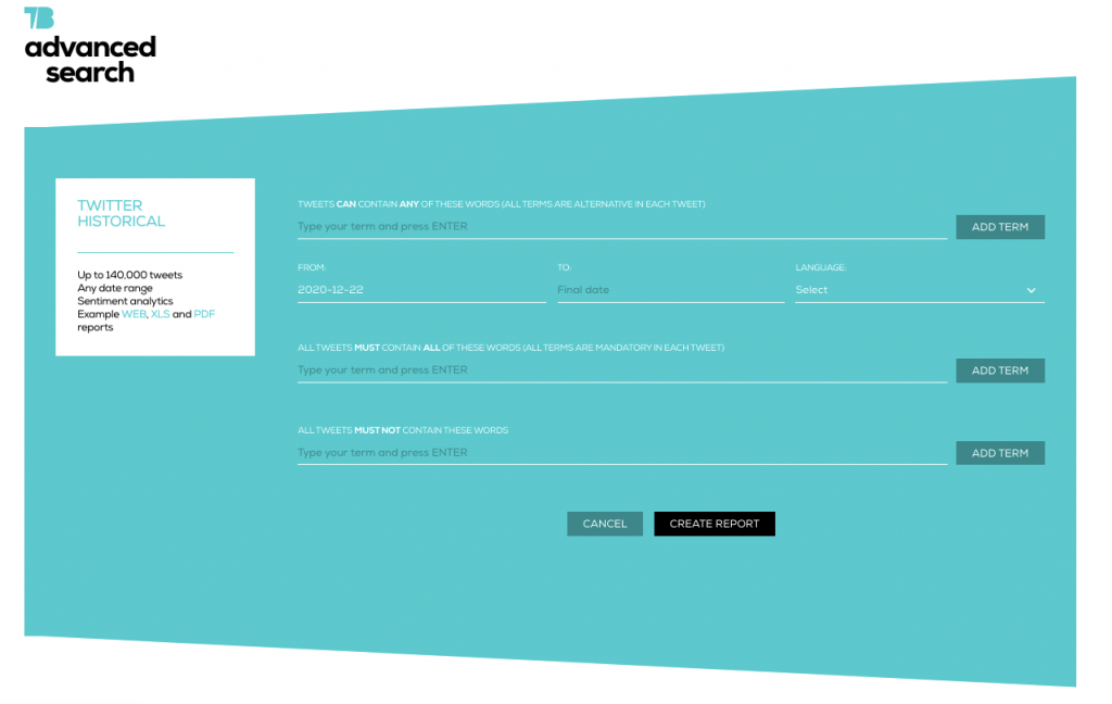 tweet binder analytics