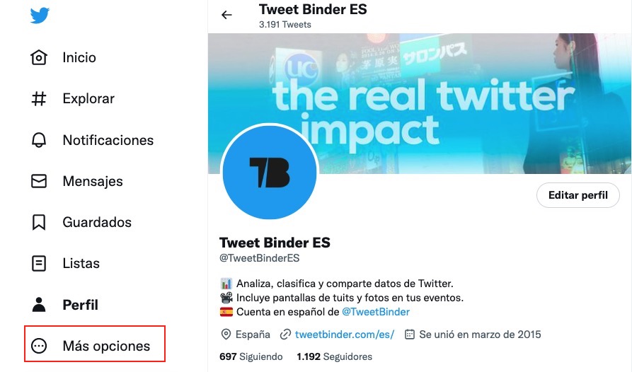 eliminar una cuenta de Twitter