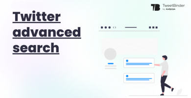 Twitter advanced search