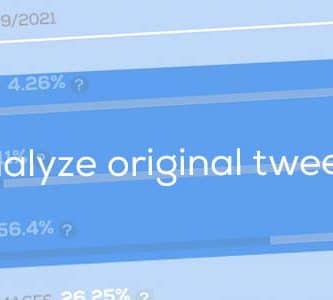 Analyze original tweets feature